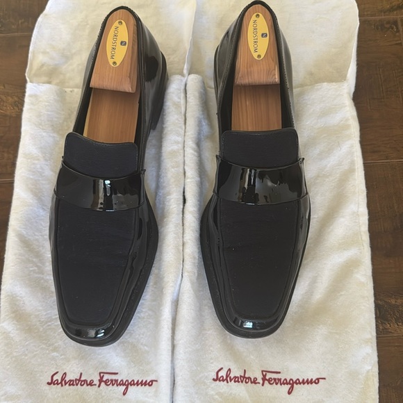 Salvatore Ferragamo Men’s Tuxedo Shoes - Picture 1 of 5